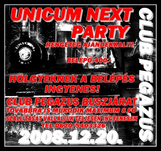 UNICUM NEXT PARTY 2008.12.20.